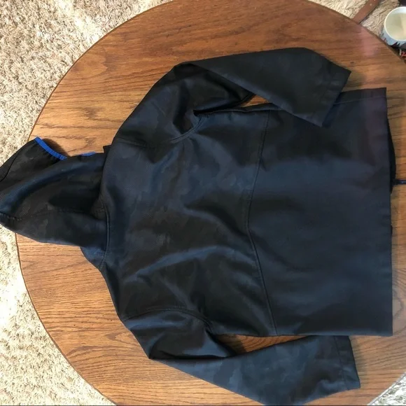 Free Country Jacket Coat Black Camo Zip Up Hooded Hoodie Kids Size Large 7 / 8